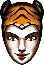 Tiger Woman Portrait