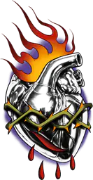 Flaming Sacred Heart