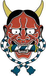 Red hannya mask
