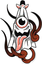 Kasa Obake with Flames