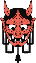Red Hannya Mask