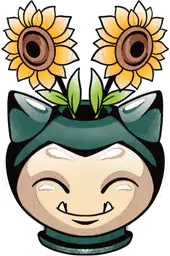 Snorlax Pot with Sunflowers