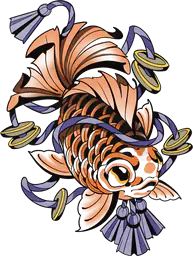 Koi fish with Knot