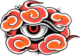 Eye and Japanese Clouds