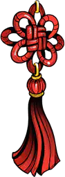 Chrysanthemum Knot Earring