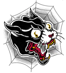 Panther Head and Web