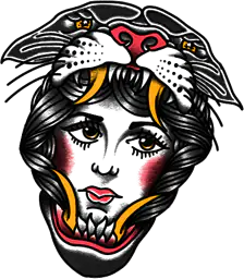 Lady with Panther Hat