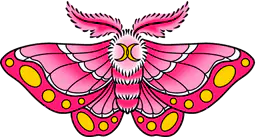 Pink moth #1