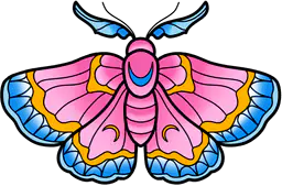 Pink moth #2