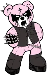 Black Metal Monster Bear