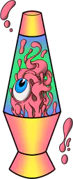 Lava lamp monster