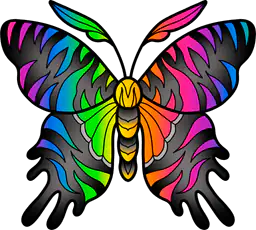 Rainbow tiger moth