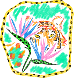 Tiger lurks