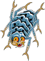 Blue Spotted Spider