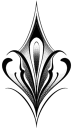 Diamond Floral Ornament