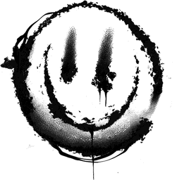 Abstract Smiley Face