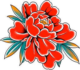 Red peony