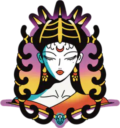 Spiritually awakened woman