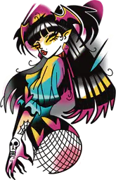 Spooky vampire girl