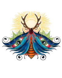 Antlered Moth Sun