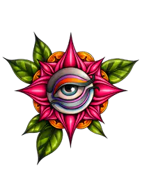 Eye Inside Flower