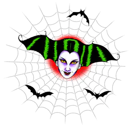 Vampire Web Lady Head