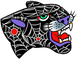 Spiderweb Panther Head