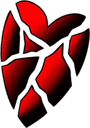 Broken Red Heart
