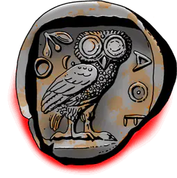 Ancient Athenian Drachma Coin