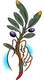 Hand Holding Olive Branch
