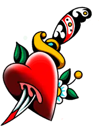 Heart Pierced By Dagger