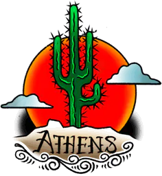 Athens Cactus Sunset