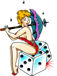 Pinup On Dice