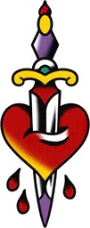 Heart Pierced Dagger