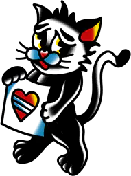 Black Cat Love Letter