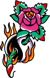 Yin-Yang Rose