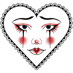 Crying Heart Clown #1