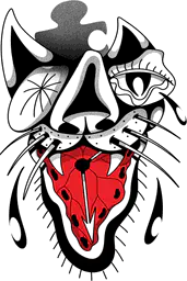 Abstract panther
