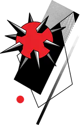 Red morningstar ball