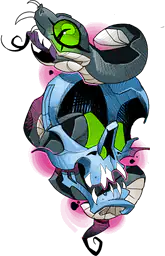 Skull snake