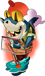 Fishing shark