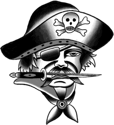 One-eyed pirate