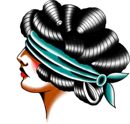 Blindfolded woman