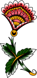 Folk Flower #1
