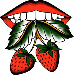 Lips and Strawberries