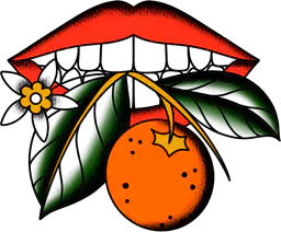 Lips and Tangerine