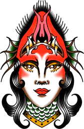 Flip Face Demon Lady
