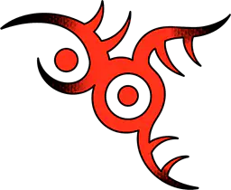 Red Borneo Ornament #1