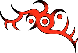 Red Borneo Ornament #2