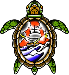 Turtle and ship